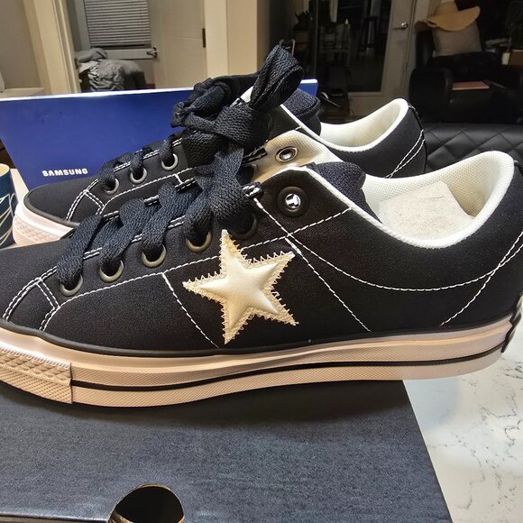 CONVERSE One Star Low 'Puff - Black White' LIGHTWEIGHT A14955C NEW MENS SIZE 10 - Picture 1 of 13